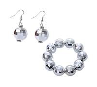 FRCOLOR Boucles Oreilles Disco Avec Décorations De Fête Kit De Bijoux Pour Bracelet Et Boucles Oreilles