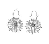 FRCOLOR Boucles Oreilles Pendantes Forme De Toile Araignée Décoratives Et Alliage Élégantes Et Durables Pour Femmes