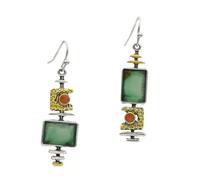 FRCOLOR Boucles Oreilles Turquoise pour Femmes Bijoux Pendants Élégants Accessoires Uniques pour Fêtes et Occasions Spéciales