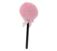 FRCOLOR Bouffée De Maquillage Pinceau Poudre Pour Le Corps Houppette Cosmétique Houppette à Poudre Libre Nettoyant De Maquillage Plat De Poudre Pour Le Corps Pinceau à Poudre Rose Peluche