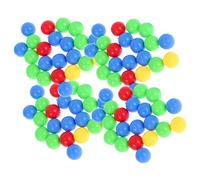 FRCOLOR Boules de Jeu 96Pcs Perles Colorées en Plastique pour Jeux Éducatifs pour Garçon et Filles Jeu de Société Interactif Activités Familiales