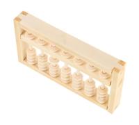 FRCOLOR Boulier Miniature Bois pour Garçon Fille Outil Apprentissage Mathématique Accessoire Photo pour Anniversaire Éducation Montessori et Décor Feng Shui Arithmétique Traditionnel Bois