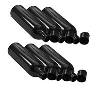 FRCOLOR Bouteilles Vides De Voyage 6 Pcs 250 Ml Distributeur De Shampoing Et Bouteille De Lotion Noir Portable Rechargeables Pour Utilisation Extérieure