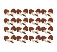 FRCOLOR Boutons en Corne à Coudre pour Manteau Homme, 8 Paires, Petit Format Marron Bordure Dentelle, Accessoires Couture DIY pour Vêtements D’Hiver, Boutons de Remplacement pour Blazer