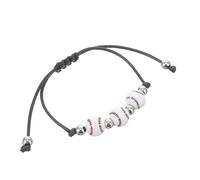 FRCOLOR Bracelet de corde à cire équipe bracelets de base-ball bracelet de sport faire la fête bracelets à breloques sur le thème du sport accessoire de décoration de bracelet Acrylique