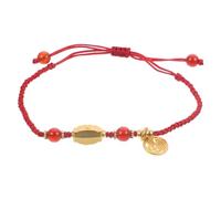 FRCOLOR Bracelet Dragon Corde Rouge Ajustable Accessoire Tressé de Protection et Nouvel An pour Élégance