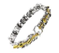 FRCOLOR Bracelet Dragon Homme Viking Punk Style Créatif Chaîne Mode Masculine Tendance pour Garçons Adultes