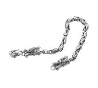 FRCOLOR Bracelet Homme Rétro Punk Gothique Avec Tête De Dragon Vintage Accessoire Stylé Pour Fête Des Pères Et Nouvel An Chinois Élégant Et Confortable