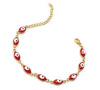 FRCOLOR Bracelet Œil Turc Perles Bracelet Ajustable Pour Femme Bijou De Poignet Décoratif