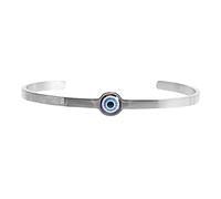 FRCOLOR Bracelet Ouvert Réglable Œil en Acier pour Femme Accessoire de Mode pour Halloween et Cosplay Taille Ajustable