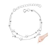 FRCOLOR Bracelet Pour Femme Bangle Double Couche Étoile Bijoux Élégants Et Créatifs Pour Style