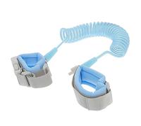 FRCOLOR Bracelet Sécurité Bébé Anti-perte pour Tout-petits, Harnais Ceinture Apprentissage Marche, Corde de Traction 2 M Bleu Ciel, Harnais Respirant Flexible, Protection en Lieux Publics