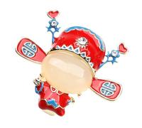 FRCOLOR Broche Chinoise Figurine Statuette Goupille de Fermeture Sécurisée Épingle Décorative de Figurine Taille Moyenne pour Femme Présent Élégant Accessoire Mode Vêtements Écharpes