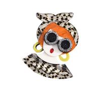 FRCOLOR Broche De Petite Fille En Acrylique Résistant, Épingle Décorative Pour Vêtements, Accessoire Mode Pour Femme, Pour Fêtes Et Tenues Décontractées