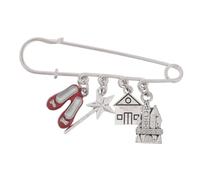 FRCOLOR Broche Décorative Forme De Soulier De Danse Élégante Pour Tailleurs Et Robes Résistante Décoloration Accessoire Vestimentaire Pour Femmes