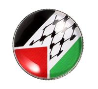 FRCOLOR Broche Drapeau Palestine Épingle Décorative Élégante pour Vêtements Sacs Soutien Patriotique et Événements Festifs