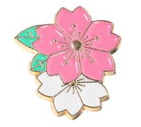 FRCOLOR Broche Émail Cerisier Pin Cartoon Élégant pour Femmes Accessoire de Sac à Dos Décoration de Fête pour Vêtements et Chapeaux