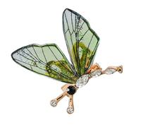 FRCOLOR broche libellule bijoux libellule perlé badge Broche de libellule décor broche de chapeau pour chapeau ajusté vêtements bijoux broches libellule épingle à linge femme alliage Vert