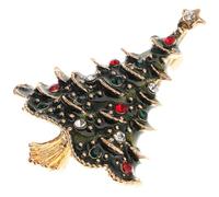 FRCOLOR Broche Sapin de Noël Design Original Couleur Vive Broche de Noël Festive Décorer Vêtements Sacs Accessoire