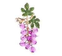 FRCOLOR Broches Et Épingles Pour Femmes Épinglettes Pour Femmes Broche De Noël Broches Pour Femmes Broche De Perle De Feuille Violet,mauve Exercice D'imitation