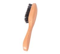 FRCOLOR Brosse à barbe cheveux cassés fausses barbes façonneur de barbe pour hommes huile à barbe poil brosse de toilettage de barbe brosse à barbe avec manche en bois Hêtre