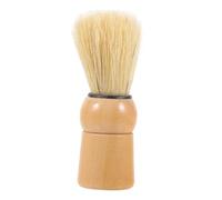 FRCOLOR Brosse à Barbe En Poils De Sanglier Bois Brosse De Rasage Pour Hommes Rasage Traditionnel Et Crème à Raser Usage Salon Et Quotidien Poignée Ergonomique