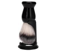 FRCOLOR Brosse à Barbe Homme 2 Pièces Grosse Taille Poils Doux Blaireau Et Porte-blaireau Kit De Rasage Masculin Accessoire Salon Coiffure Usage Quotidien