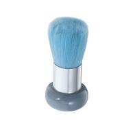 FRCOLOR Brosse à Ongles Clou Pinceau à Poudre Plumeau à Ongles Brosse De Nettoyage Des Ongles Laveur D'ongles Brosse Nettoyante Pour Ongles Laine De Nylon De Soie Ondulée Blue
