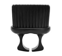 FRCOLOR Brosse à Poils pour Barbe et Cheveux à Articulations, Noire, Petite et Légère, Brosse Multifonction de Nettoyage, Soin Quotidien et Voyage, Accessoire Coiffure pour Hommes