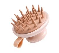 FRCOLOR Brosse à Shampoing En Silicone Shampouineuse Peignes De Massage Du Cuir Chevelu Shampooing Masseurs De Cuir Chevelu Laveur De Tête Laveurs De Tête Gel De Silice Rose