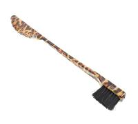 FRCOLOR Brosse à Sourcils Double Extrémité Taille Compacte Imprimé Léopard Brosse Peigne Multifonction Pour Maquillage Voyage Et Coiffure