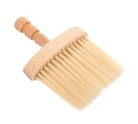 FRCOLOR Brosse Coiffure Bois Légère Avec Poils Durs Pour Salon Professionnel Balai Cou Coiffeur Pratique Pour Nettoyage Et Coiffage Homme