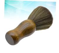 FRCOLOR Brosse De Nettoyage De Cheveux Cassés Plumeau De Cou Kit De Coupe De Cheveux Outil D'Épilation Cassé Brosse De Salon De Coiffure En Bois Marron