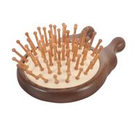FRCOLOR Brosse Nettoyante Pour Le Nez Naturelle Peigne Massant Pour Le Cuir Chevelu Outil De Coiffure En Bois Pour Femmes