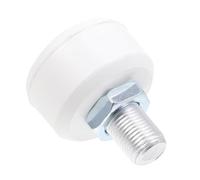 FRCOLOR Butée de Frein Accessoire Réglable en Caoutchouc Blanc pour Patins à roulettes Double Rangée, Silencieuse et Facile à Utiliser pour Patin à roulettes Adulte