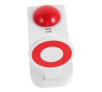 FRCOLOR Buzzers De Jeu Son Et Lumière Interactifs pour Garçon Et Filles, Taille Standard, Bouton Sonore Rouge sans Pile, Jeu Éducatif Ludique en Classe, pour Quiz Et Concours