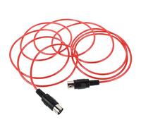 FRCOLOR Câble Adaptateur Midi Broches Rouge pour Clavier et Piano Électronique Fil de Liaison Stable pour Synthétiseur Studio et Enregistrement Musical
