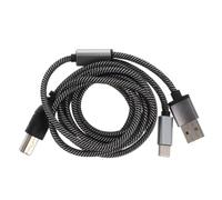 FRCOLOR Câble USB C vers USB B pour Imprimante et Clavier Midi Plug And Play Compatible Piano Électrique