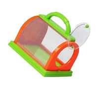 FRCOLOR Cage Observation pour Insectes Outil Expérimentation Éducatif pour Garçon Fille Kit Exploration Plein Air Orange Vert pour Observer Insectes Fleurs et Objets Naturels