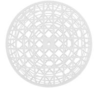 FRCOLOR Cage Ronde Roulante pour Poulets et Lapins Enclos Portable pour Utilisation Extérieure Poulailler Mobile Polyvalent pour Canards et Pigeons