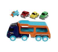 FRCOLOR Camion Inertiel avec Lumières et Sons Véhicule Ingénierie Bleu pour Garçon Fille Jeu Compact et Ludique pour Développement Motricité