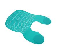 FRCOLOR Cape De Barbier Silicone Imperméable Guide De Coupe De Cheveux Tour De Cou Pour Protection Pendant Teintures Et Coussin Confortable Pour Salon Ou Domicile