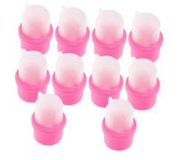 FRCOLOR Capuchons de Trempage en Silicone Doux et Confortable 20 Pièces, Dissolvant Naturel pour Vernis à Ongles sans Dommage Ongles pour Manucure Usage Salon et Domicile