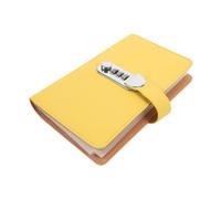 FRCOLOR Carnet Épargne avec Serrure à Code Organiseur de Cash Sécurisé et Polyvalent Cahier de Gestion Économies avec Protection Vol pour Reçus et Cartes Capacité Spacieuse et Facile à