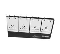 FRCOLOR Cartes de Rythme Musicales Outils Pédagogiques pour Enseignement Pratique Quotidienne et Apprentissage des Notes pour Étudiants Débutants avec Calendrier Intégré