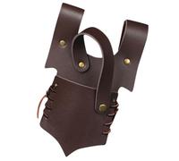 FRCOLOR Ceinture D'épée à Boucle, Fourreau D'épée en PU Style Médiéval, Fixation D'arme Mains Libres, pour Cosplay et Spectacle