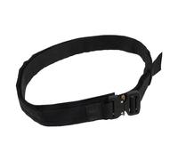 FRCOLOR Ceinture Double Couche en Nylon Noir, Fermeture à Scratch | Points D’attache Intégrés, Réglage Rapide, Support Stable, pour Accessoires de Service et Pochettes