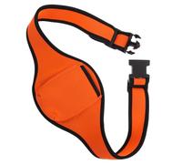 FRCOLOR Ceinture Porte-Microphone Ajustable Orange Vif Pochette de Ceinture Robuste pour Microphone Sacoche de Transport Pratique pour Entraînement Fitness Scène et Théâtre Poche