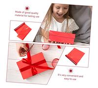 FRCOLOR Cellophane Large Pour Emballage Fleurs Film Opp Pratique Rouleau Rouge Pour Bouquets Cadeaux Anniversaire Et Mariage