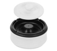 FRCOLOR Cendrier Automatique Filtre Purificateur d'air Cendrier Rechargeable USB Couleur Ivoire Grosse Capacité pour Maison Bureau et Voiture Multifonction et Moderne Absorbeur de Fumée